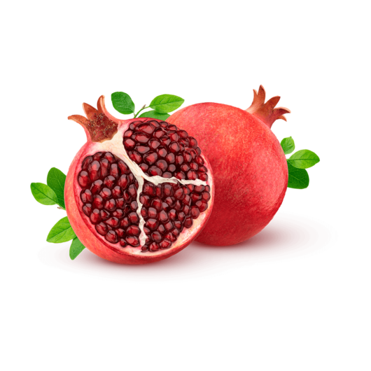 Pomegranate With Leaves